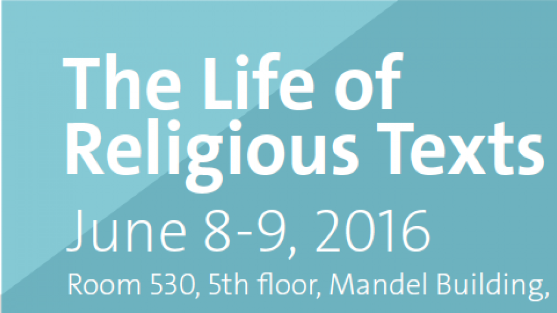 The Life of Religious Texts